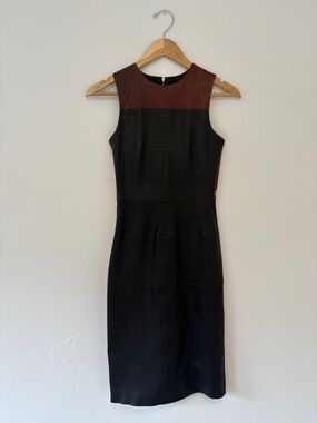 A.L.C. Leather Sheath Dress